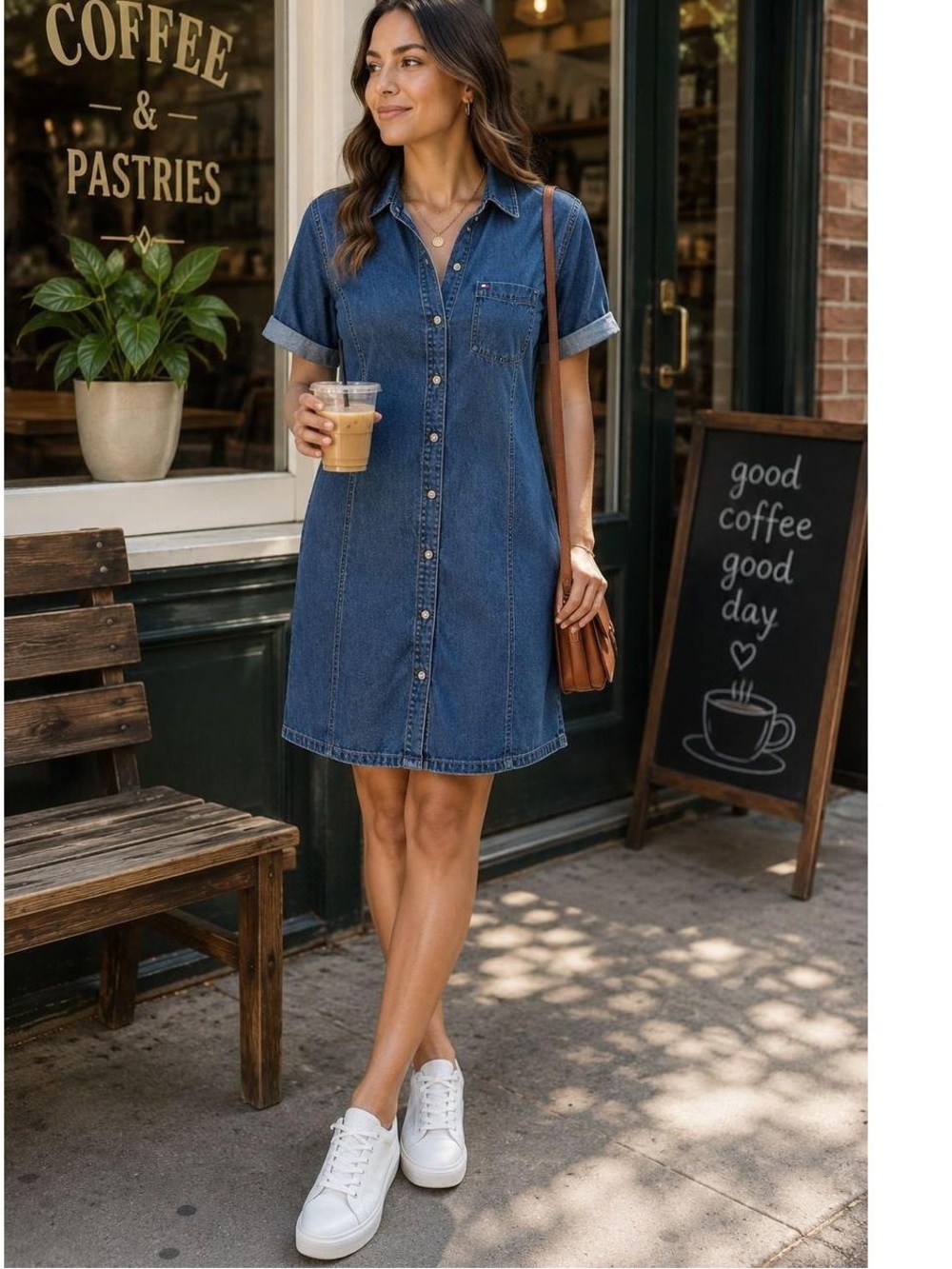 vintage Lauren Ralph Lauren short-sleeve button-up plaid linen shirt Size 6